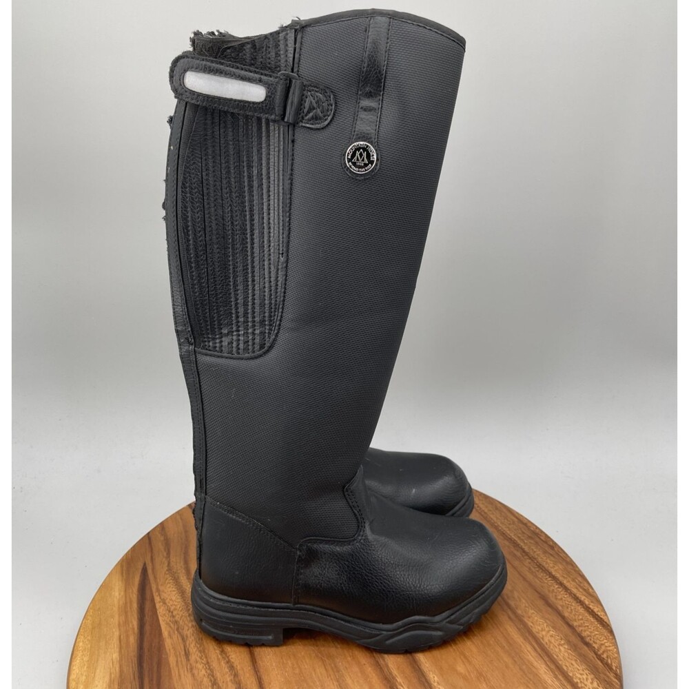 Mountain Horse Rimfrost Rider III Tall Boots Womens Size 8 Black Riding